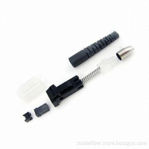 Fiber-optic Connector with Low Insertion Loss, Suitable for Telecommunication Networks
